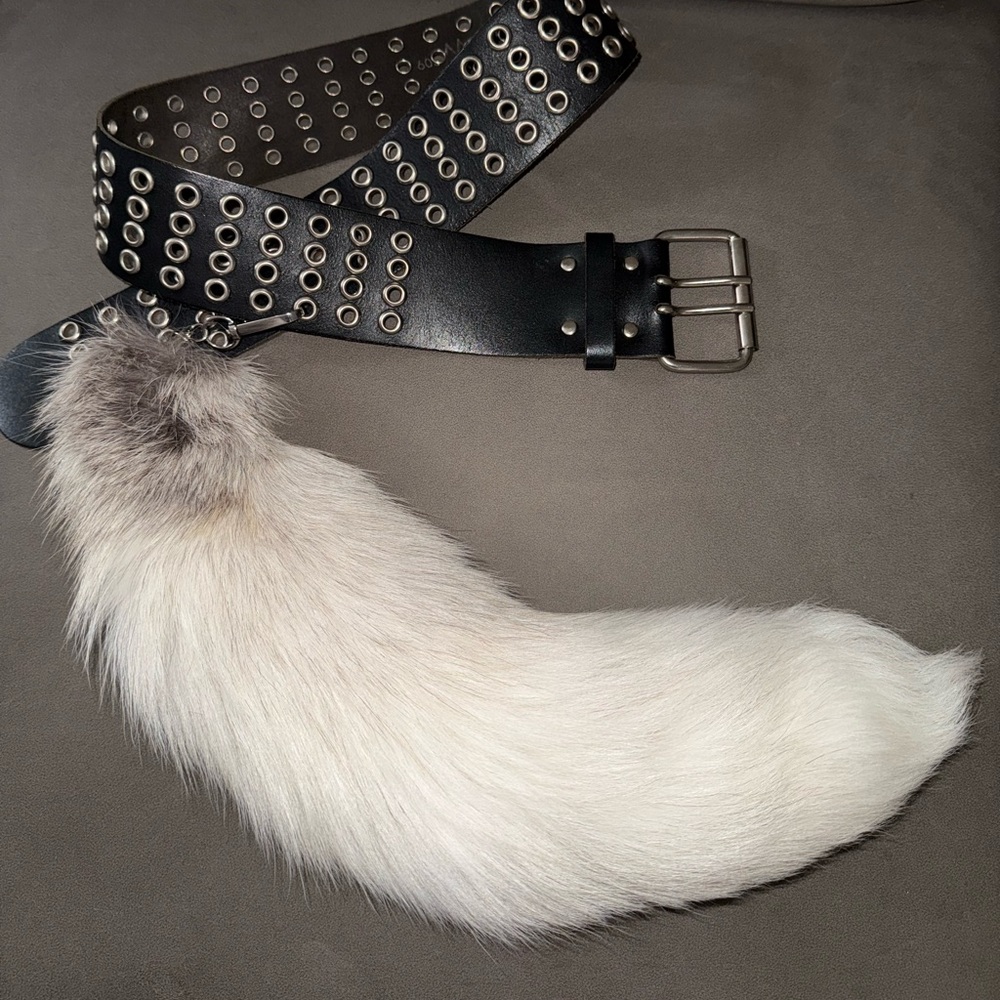 White Fox Fur Tail